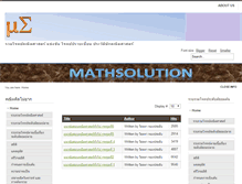 Tablet Screenshot of mathsolution.org